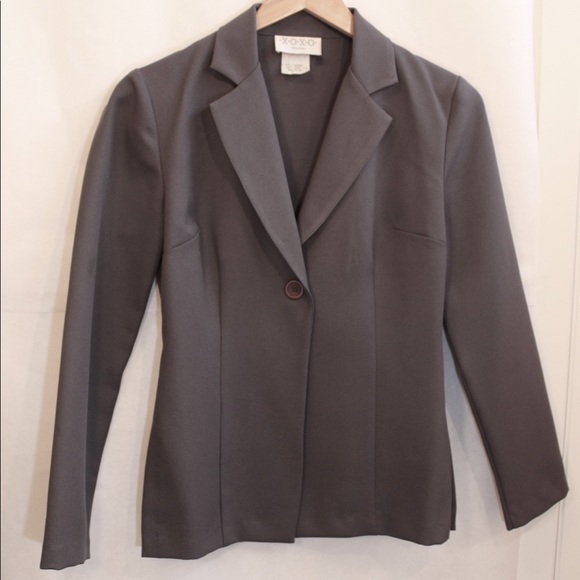 XOXO Warm-gray modern jacket - Picture 2 of 5